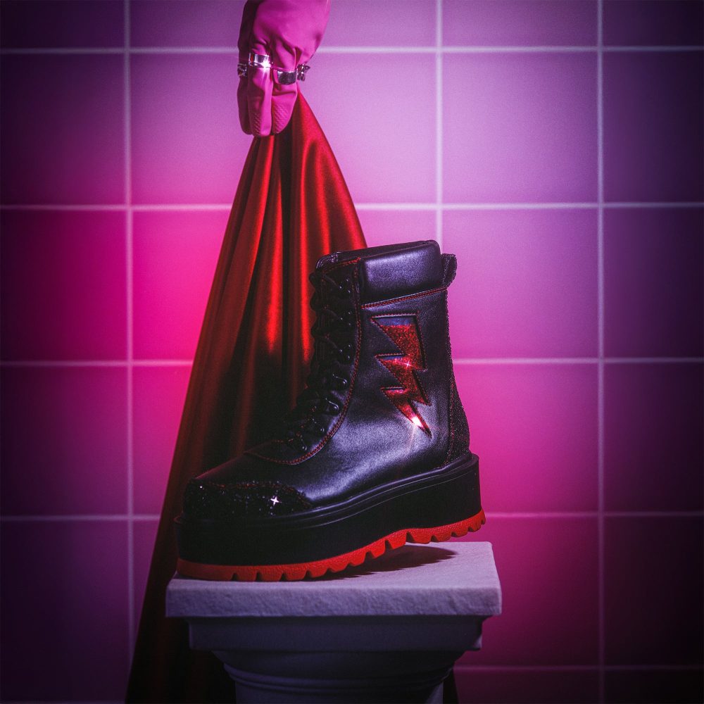 Koi Footwear Rocky Horror Show - The Time Warp Platform Boots - Black